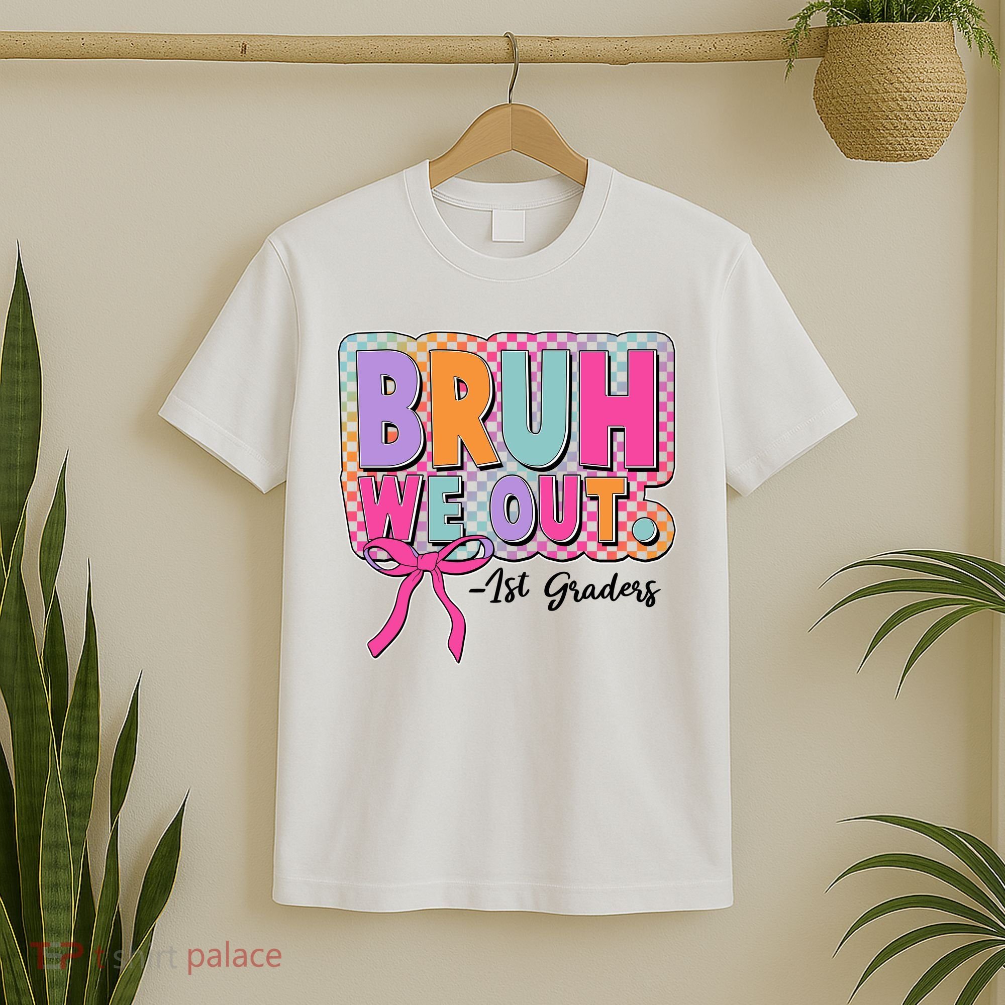 Cute Retro Bruh We Out First Graders T-Shirt