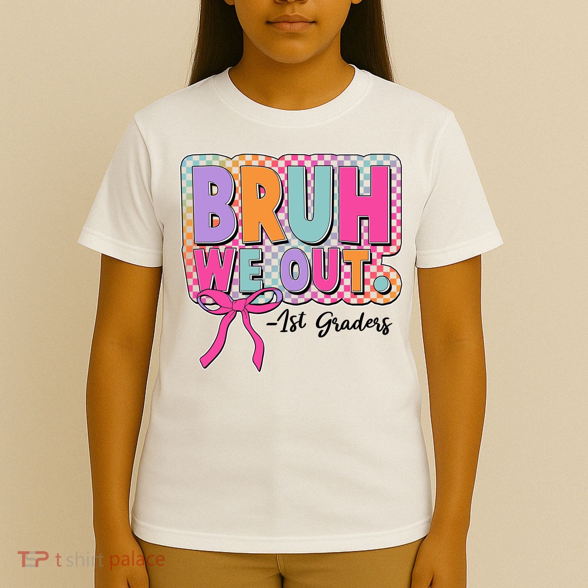 Cute Retro Bruh We Out First Graders T-Shirt