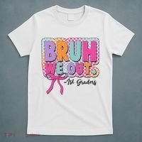 Cute Retro Bruh We Out First Graders T-Shirt thumb 5
