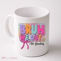 Cute Retro Bruh We Out First Graders Coffee Mug thumb 0