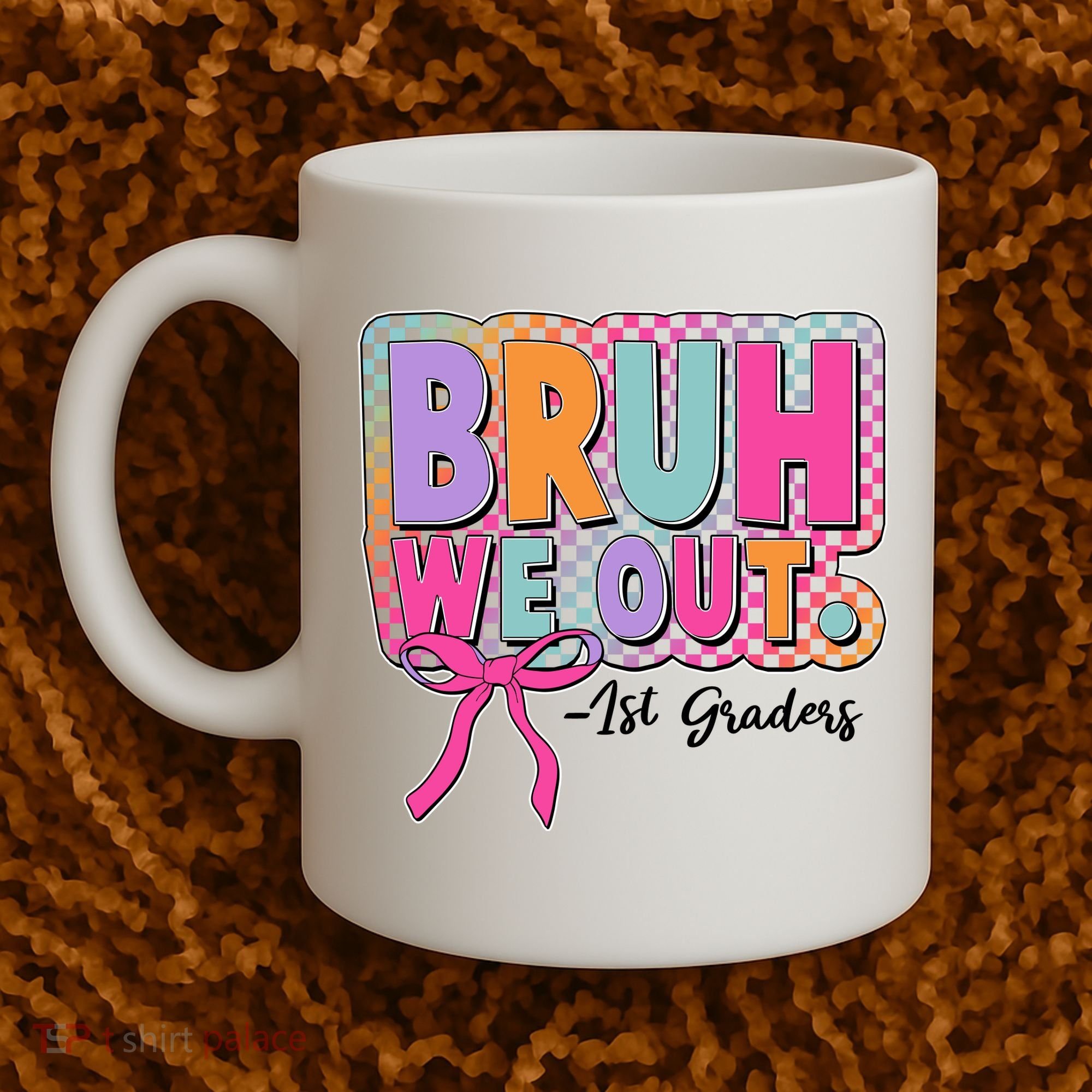 Cute Retro Bruh We Out First Graders Coffee Mug