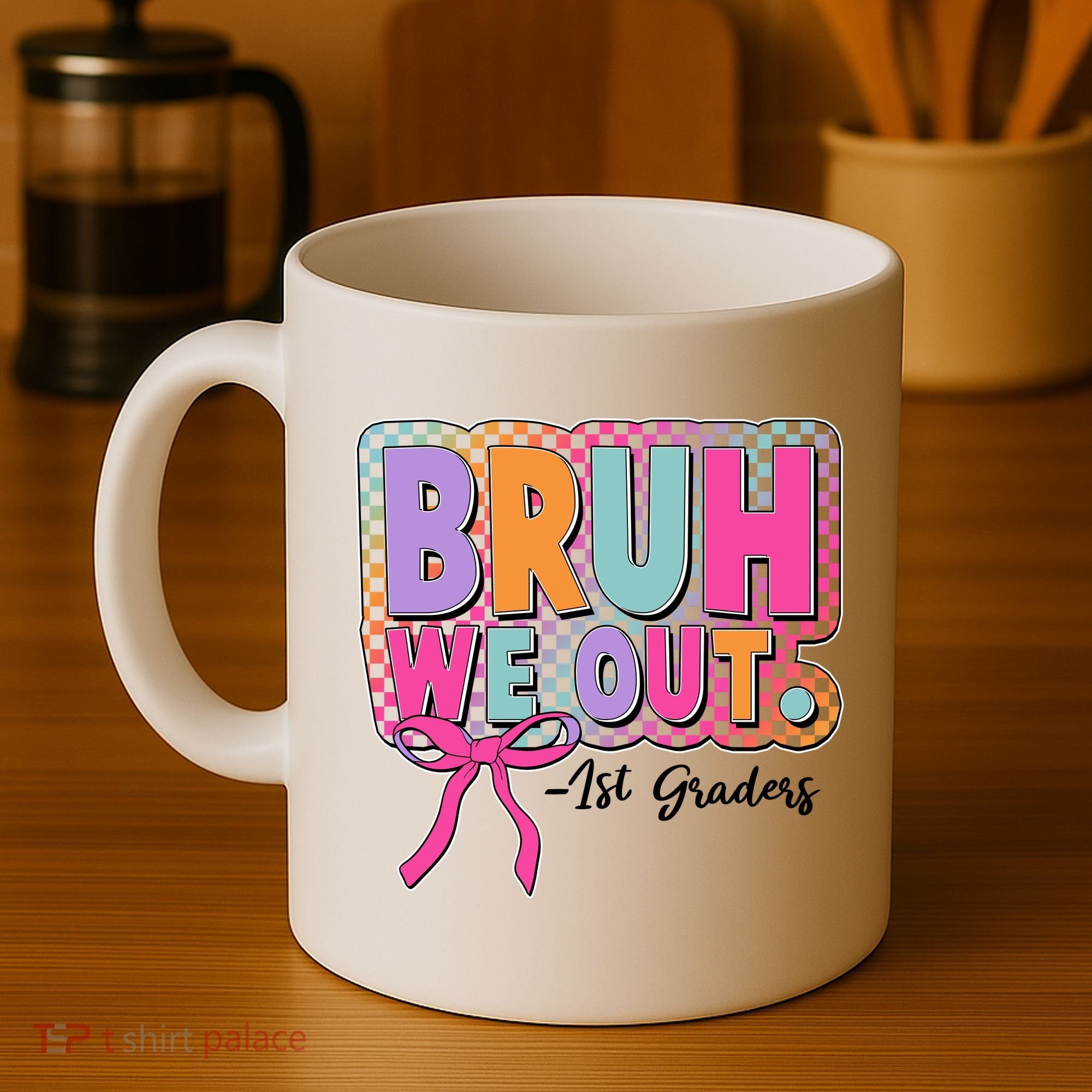 Cute Retro Bruh We Out First Graders Coffee Mug