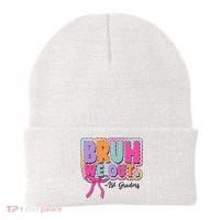 Cute Retro Bruh We Out First Graders Beanie thumb 0