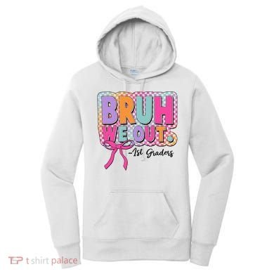 Cute Retro Bruh We Out First Graders Women's Hoodie