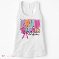 Cute Retro Bruh We Out First Graders Women's Tank Top thumb 0