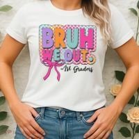 Cute Retro Bruh We Out First Graders Women's T-Shirt thumb 2