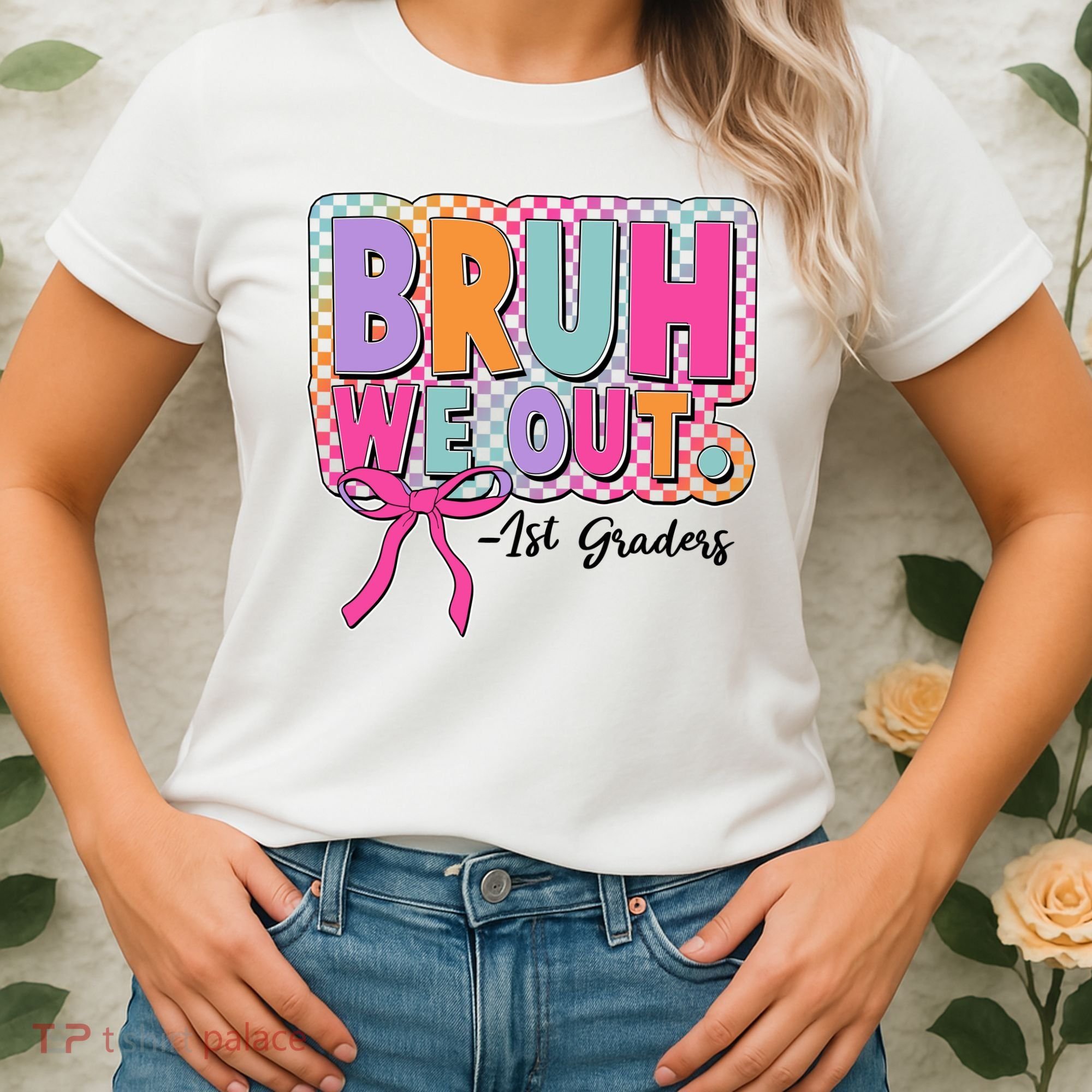 Cute Retro Bruh We Out First Graders Women's T-Shirt