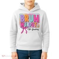 Cute Retro Bruh We Out First Graders Kids Hoodie thumb 4