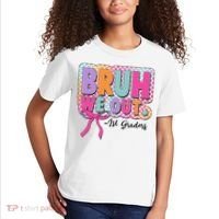 Cute Retro Bruh We Out First Graders Kids T-Shirt thumb 2