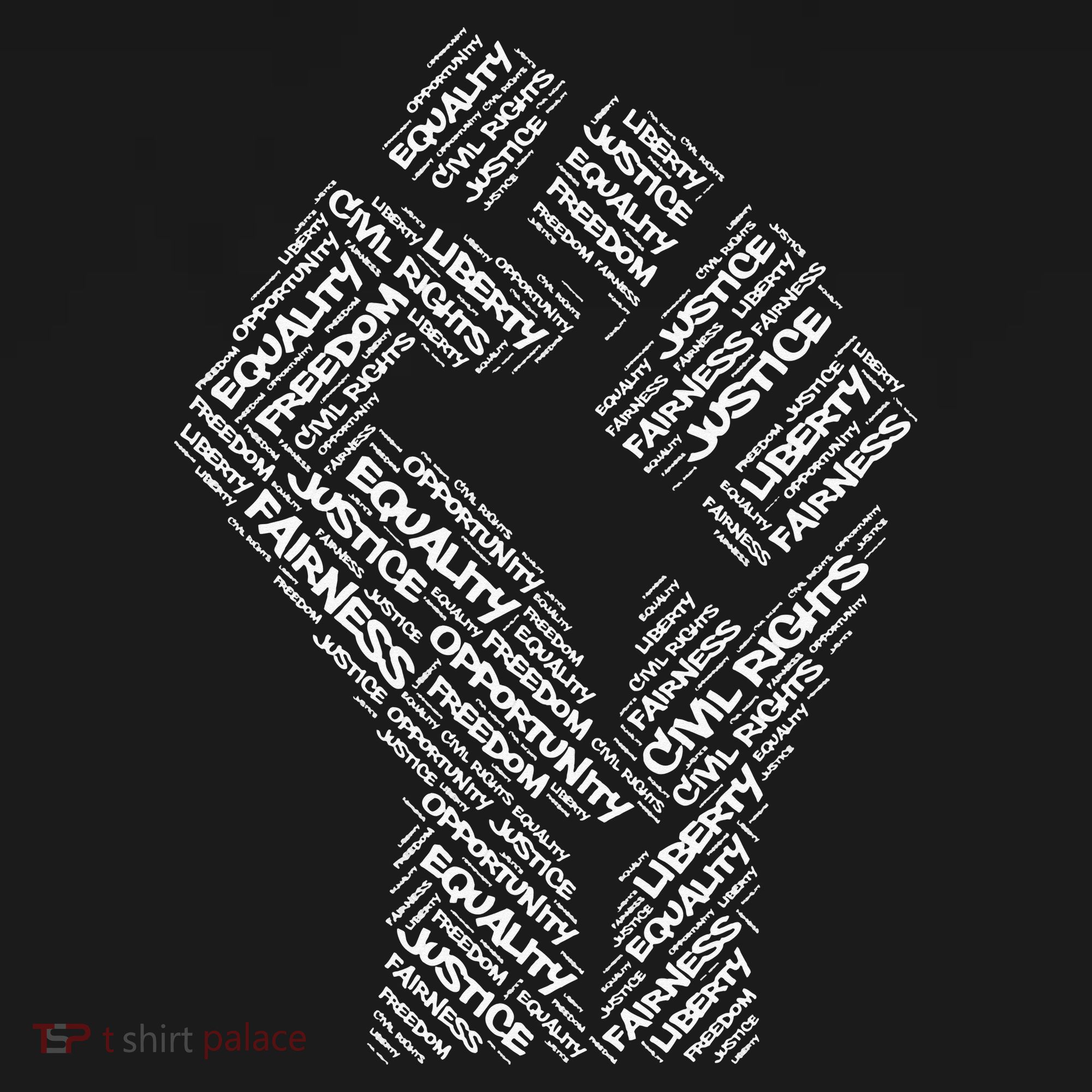 Civil Rights Black Power Fist March For Justice Hoodie