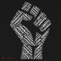 Civil Rights Black Power Fist March For Justice Long Sleeve Shirt thumb 2