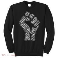 Civil Rights Black Power Fist March For Justice Sweatshirt thumb 0