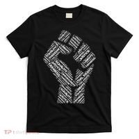 Civil Rights Black Power Fist March For Justice T-Shirt thumb 0