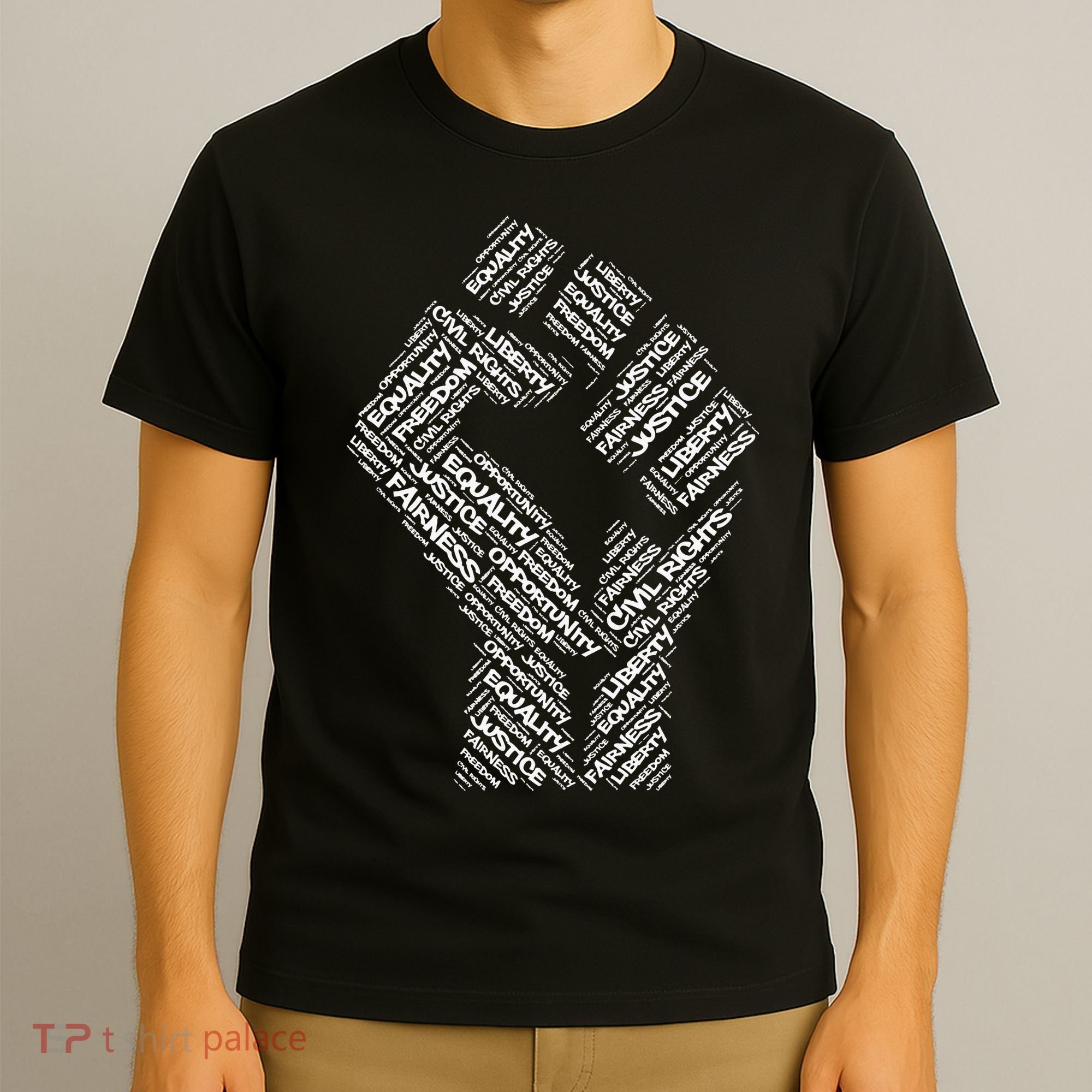 Civil Rights Black Power Fist March For Justice T-Shirt