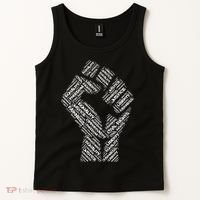 Civil Rights Black Power Fist March For Justice Tank Top thumb 2