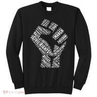 Civil Rights Black Power Fist March For Justice Sweatshirt thumb 0