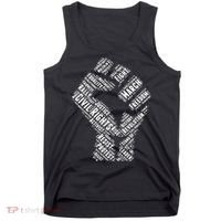Civil Rights Black Power Fist March For Justice Tank Top thumb 0