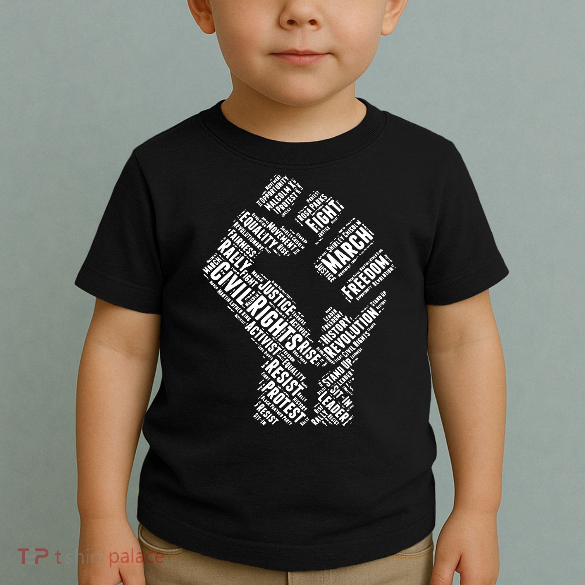 Civil Rights Black Power Fist March For Justice Toddler T-Shirt