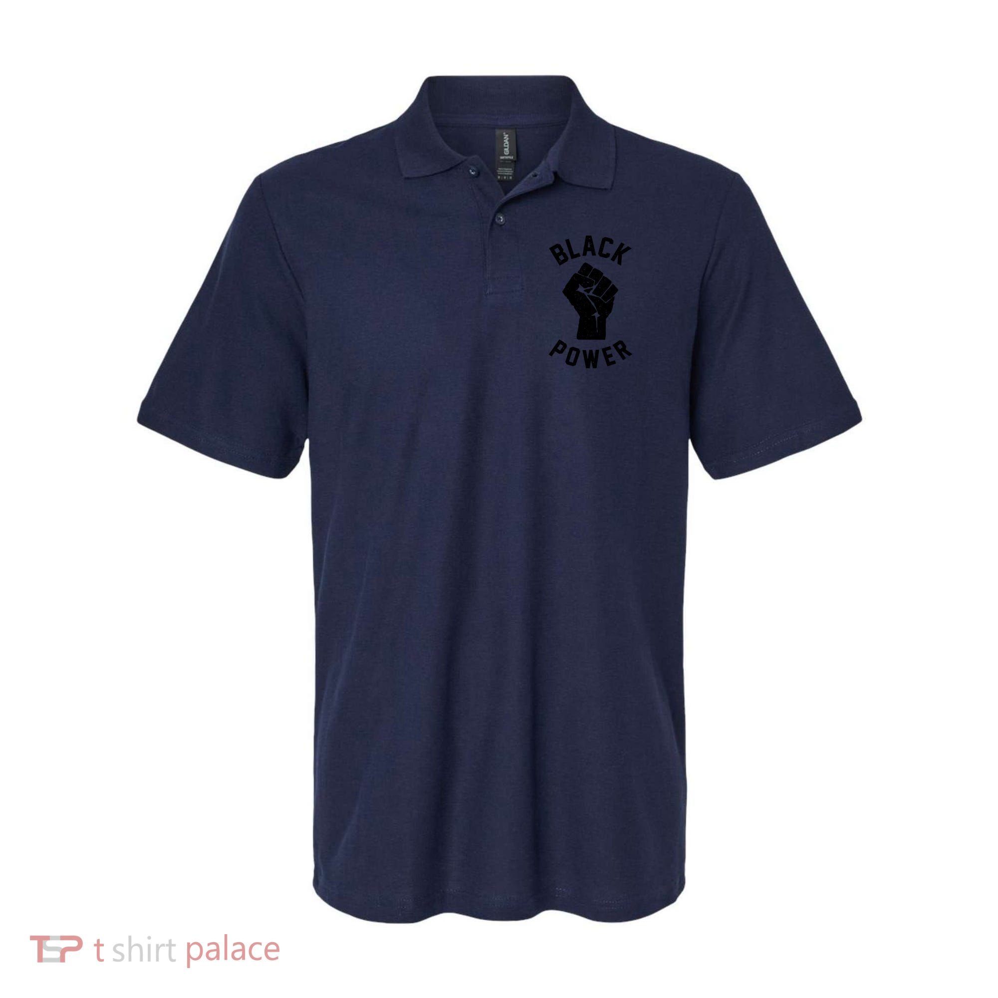 Civil Rights Black Power Fist Polo