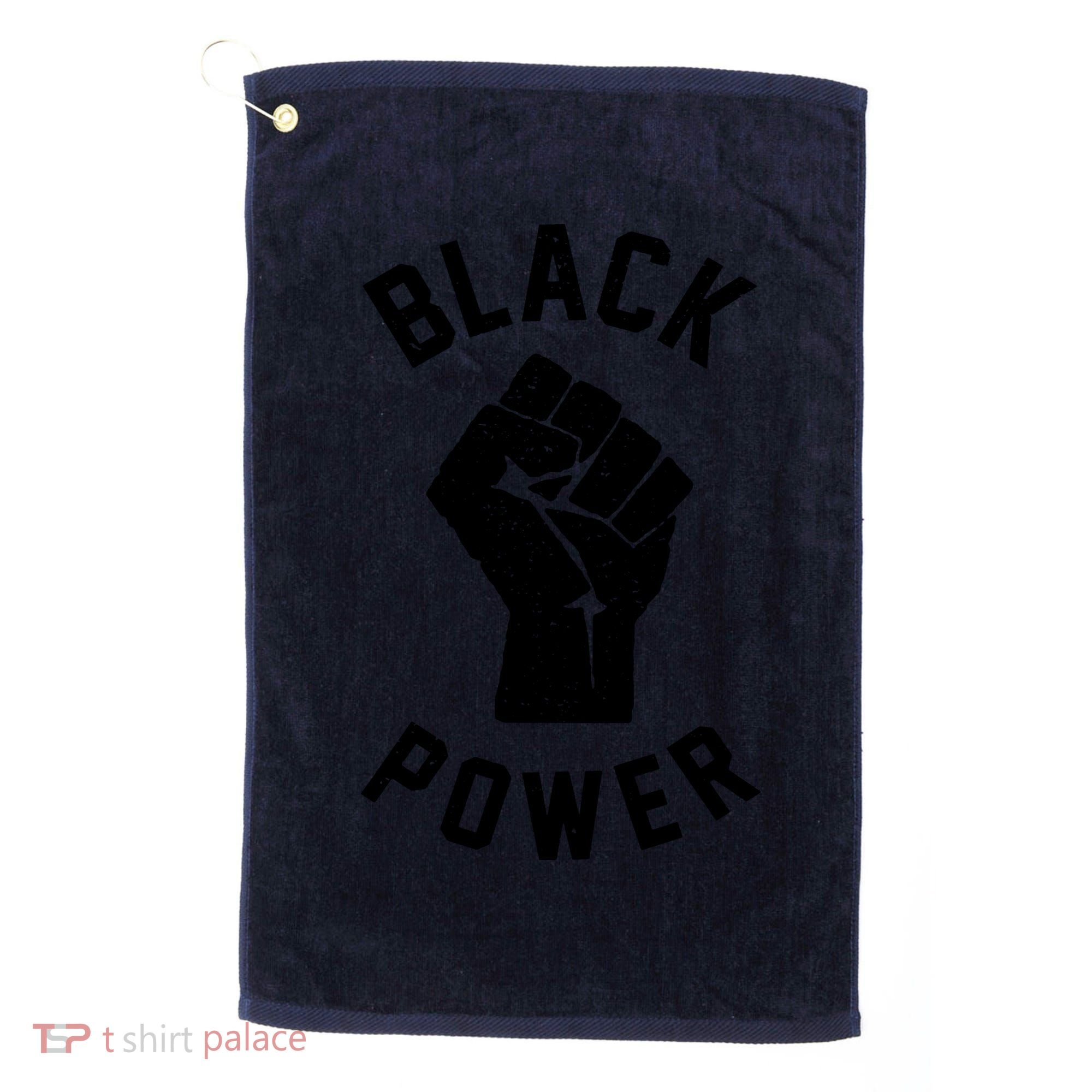 Civil Rights Black Power Fist Golf Towel