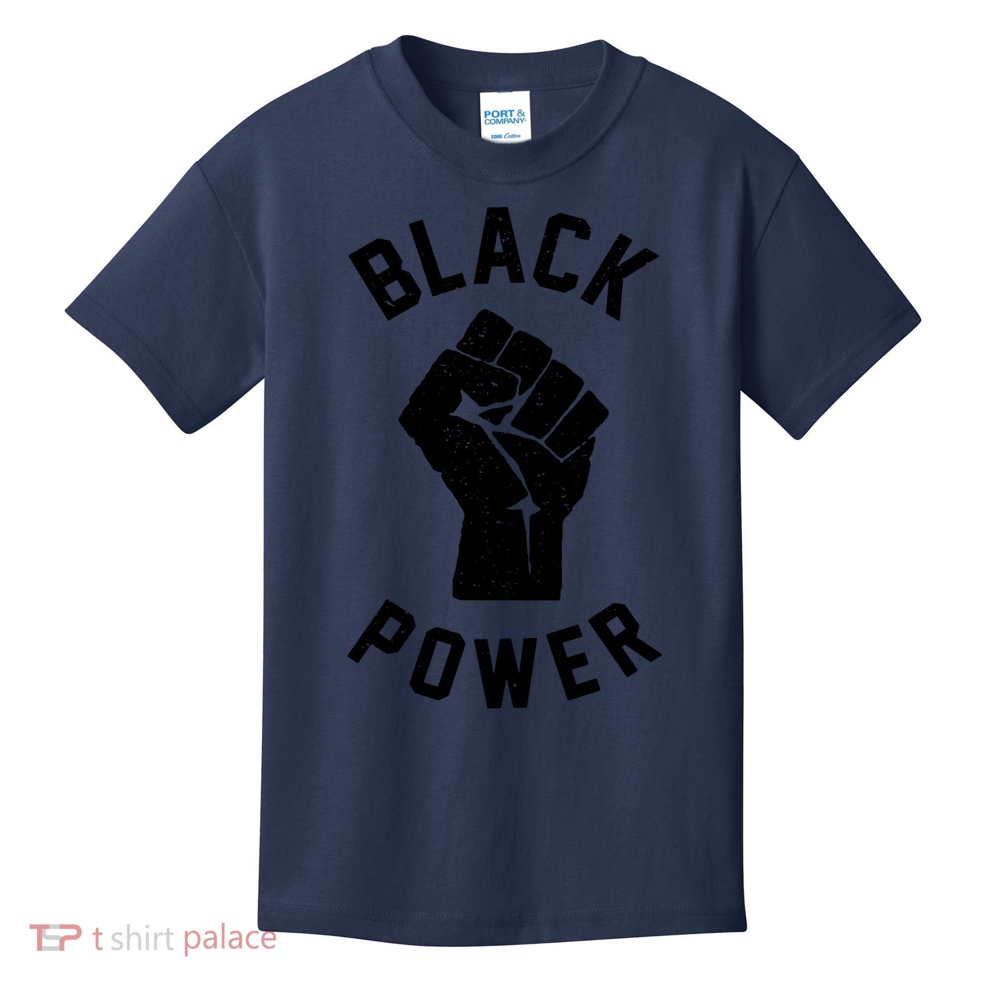 Civil Rights Black Power Fist Kids T-Shirt