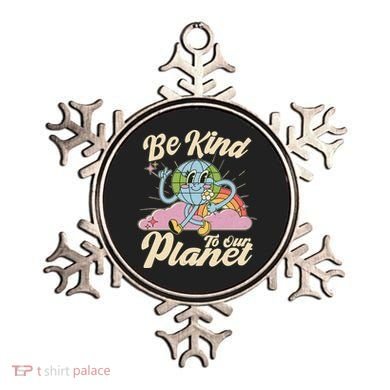 Cute Retro Be Kind To Our Planet Celebrate Earth Day Ornament