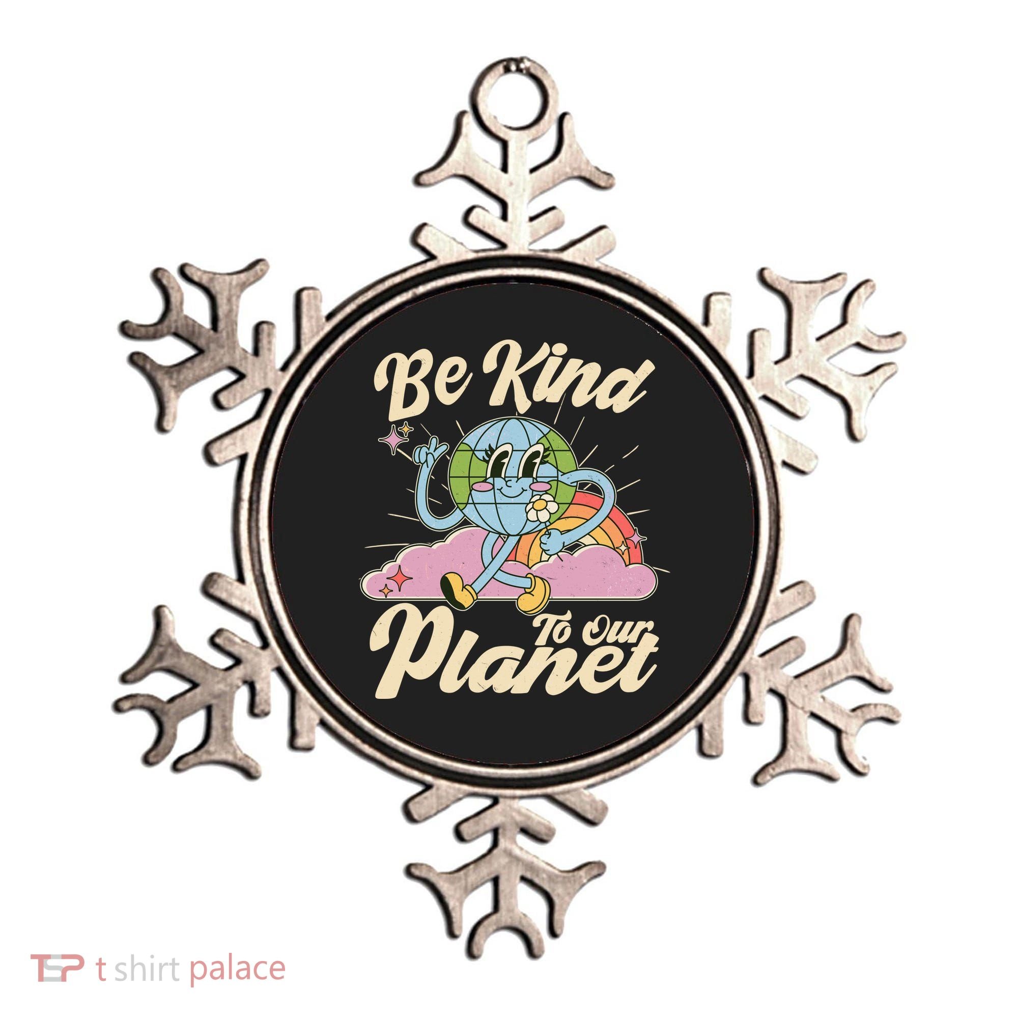 Cute Retro Be Kind To Our Planet Celebrate Earth Day Ornament