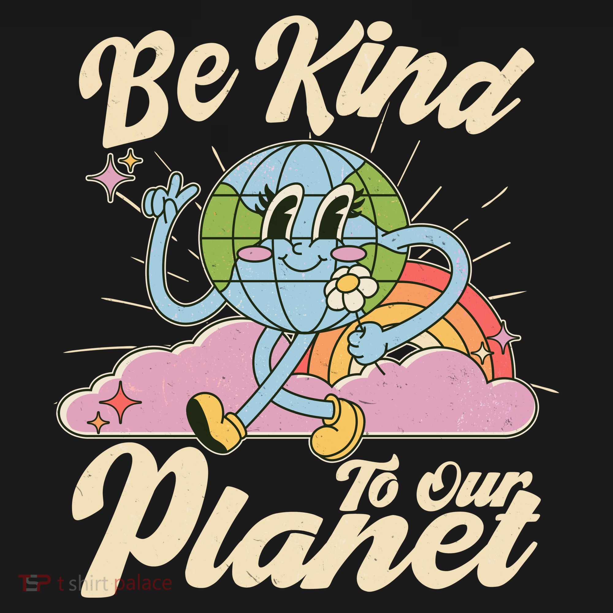 Cute Retro Be Kind To Our Planet Celebrate Earth Day Baby Bodysuit