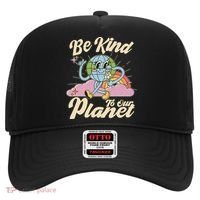 Cute Retro Be Kind To Our Planet Celebrate Earth Day Hat thumb 0