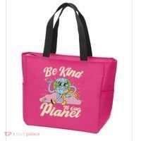 Cute Retro Be Kind To Our Planet Celebrate Earth Day Tote Bag thumb 3
