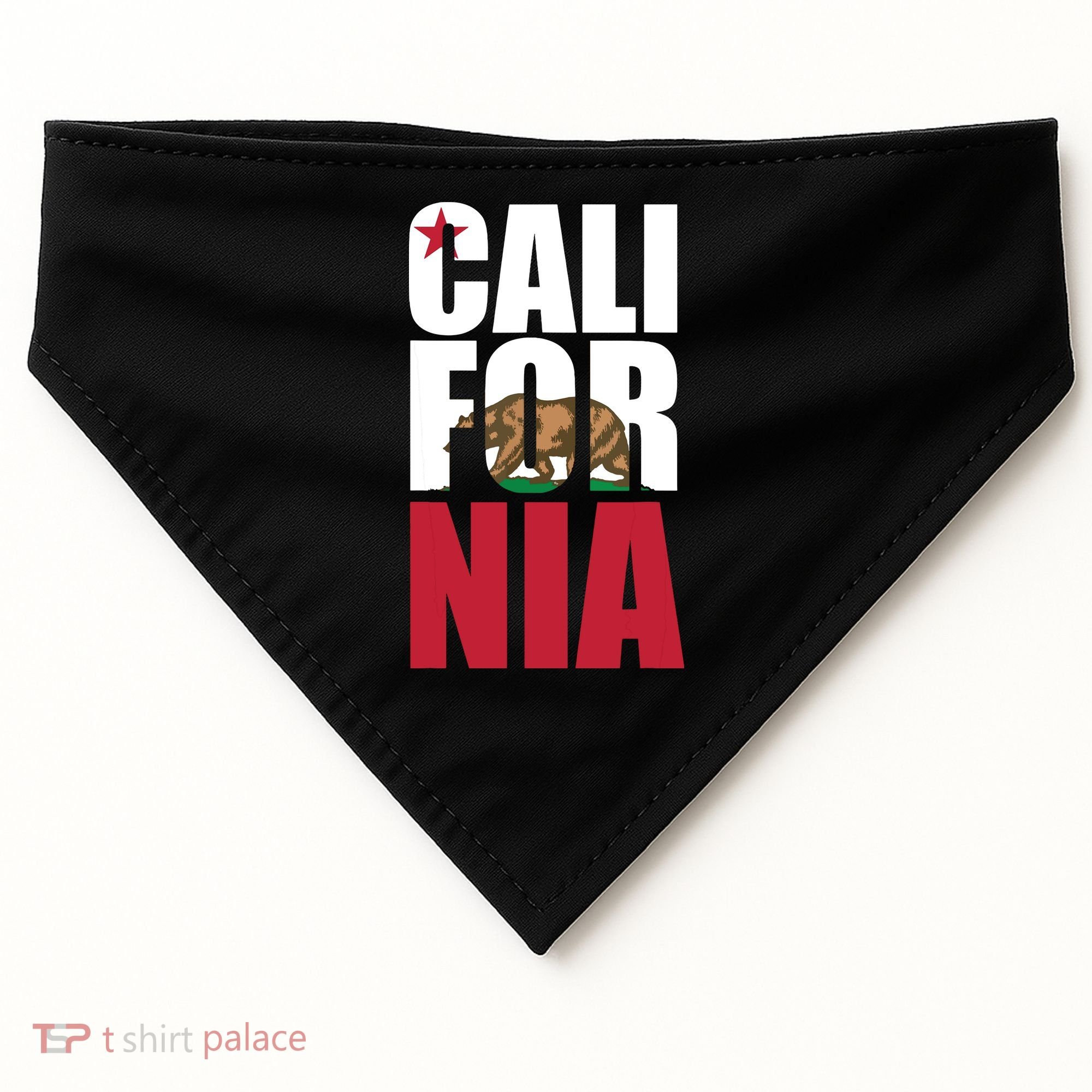 California Republic Bear T USA-Made Doggie Bandana