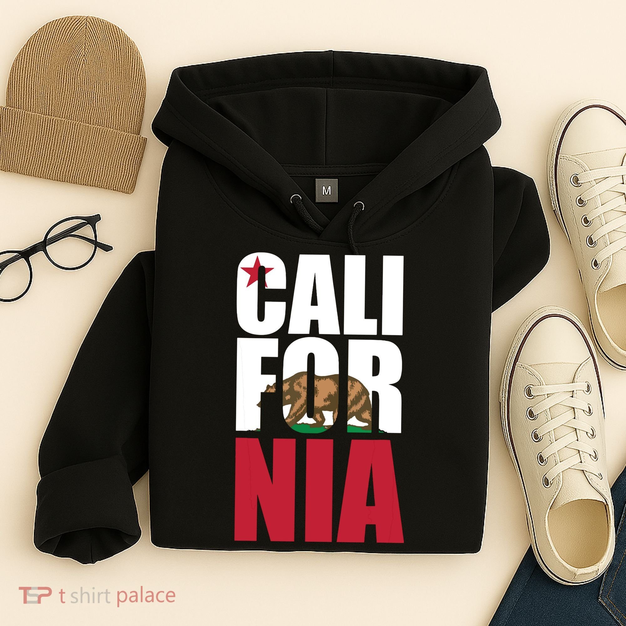 California Republic Bear T Hoodie