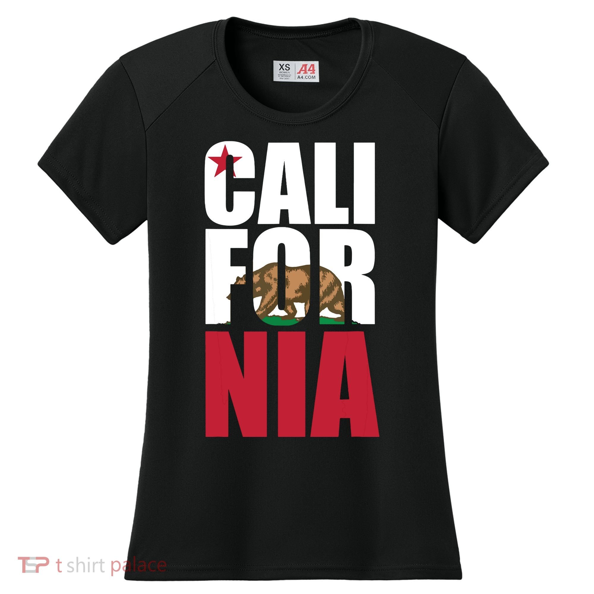 California Republic Bear T Women's Cooling Performance Crew T-Shirt