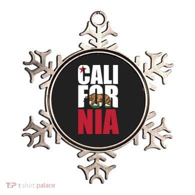California Republic Bear T Ornament