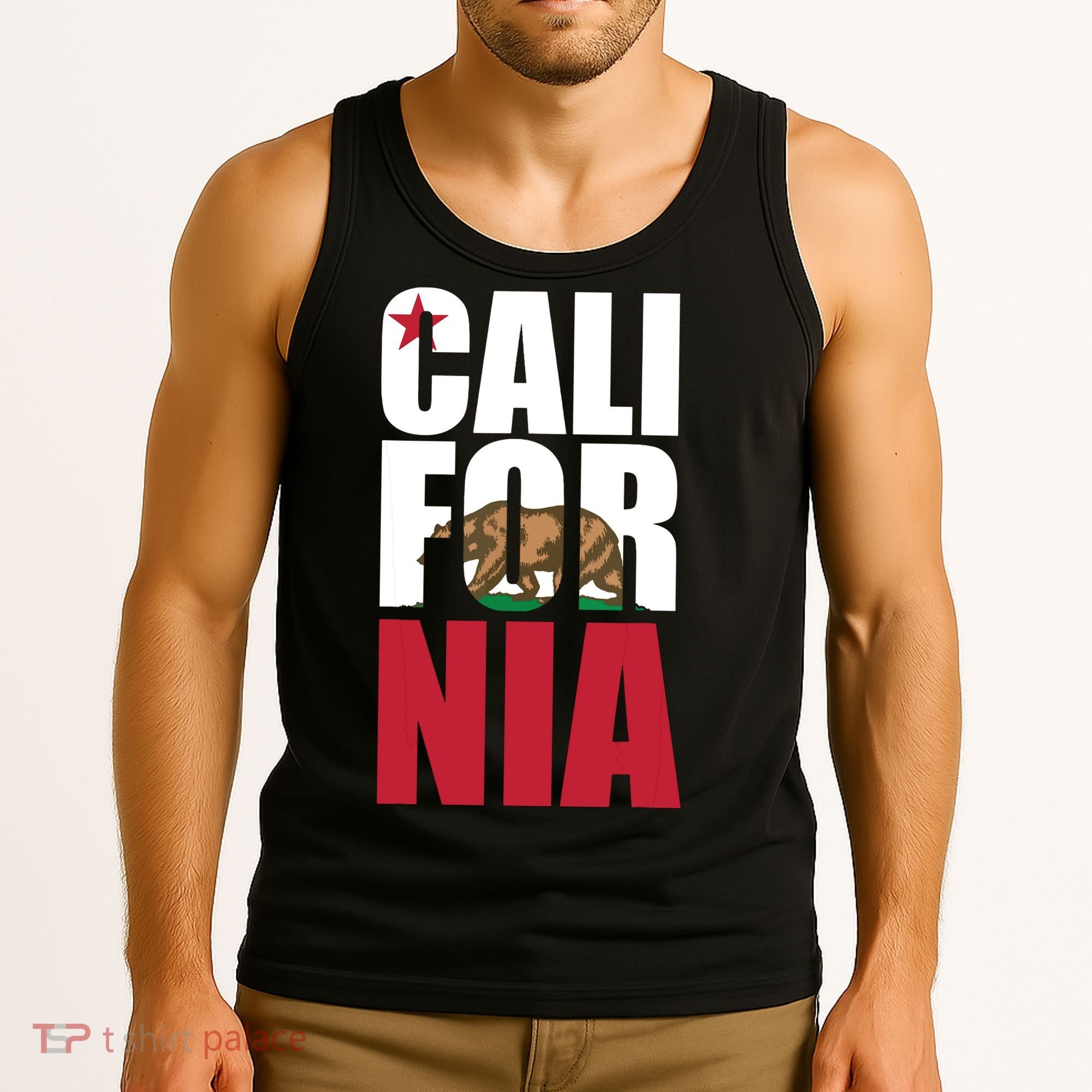California Republic Bear T Tank Top