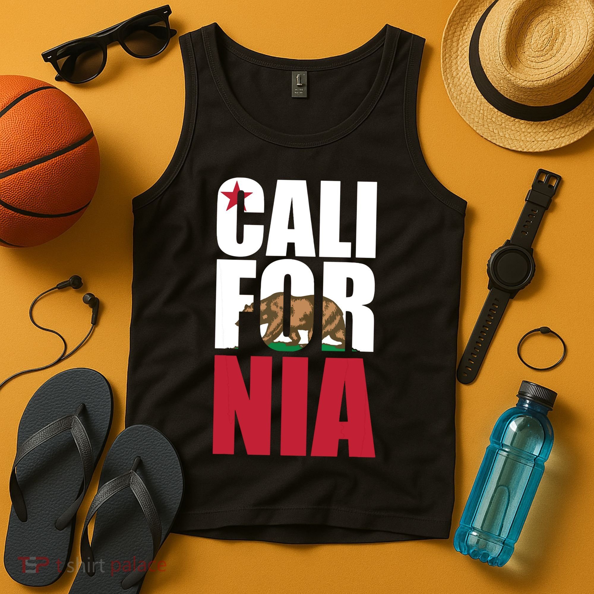 California Republic Bear T Tank Top