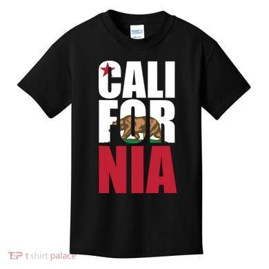 California Republic Bear T Kids T-Shirt