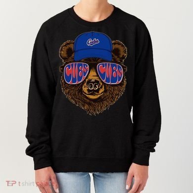 Cool Retro Cubs Bear Women's Sweatshirt