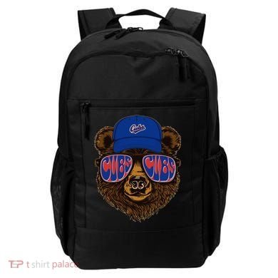 Cool Retro Cubs Bear Backpack