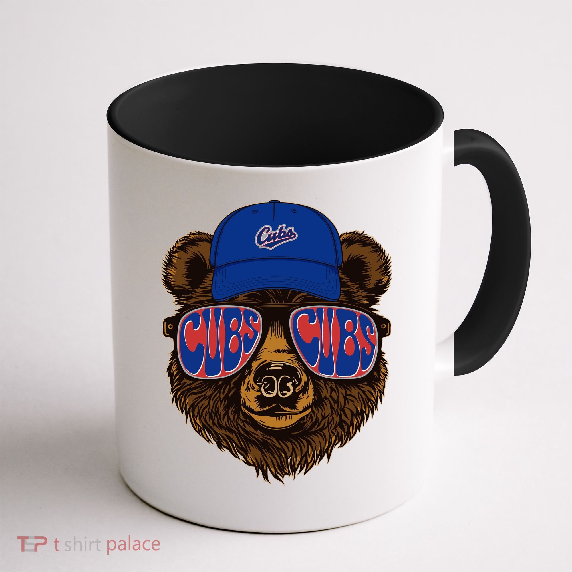 Cool Retro Cubs Bear Coffee Mug