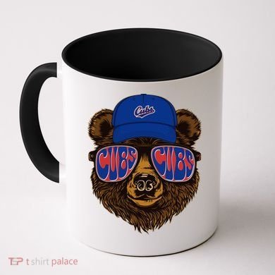 Cool Retro Cubs Bear Coffee Mug