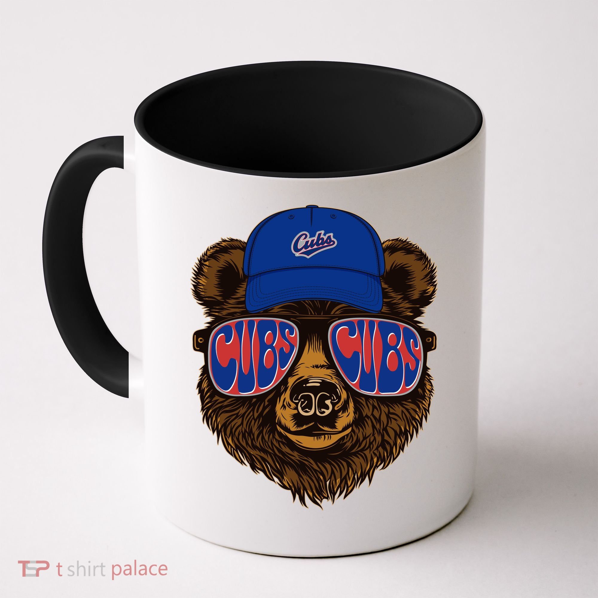 Cool Retro Cubs Bear Coffee Mug