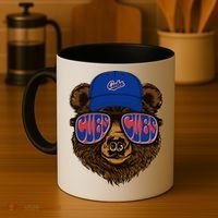 Cool Retro Cubs Bear Coffee Mug thumb 4
