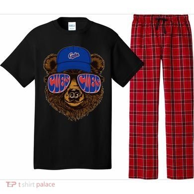 Cool Retro Cubs Bear Pajama Set