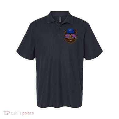 Cool Retro Cubs Bear Polo