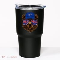 Cool Retro Cubs Bear Tumbler thumb 0