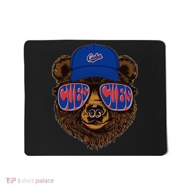 Cool Retro Cubs Bear Mousepad