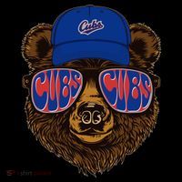 Cool Retro Cubs Bear Mousepad thumb 1