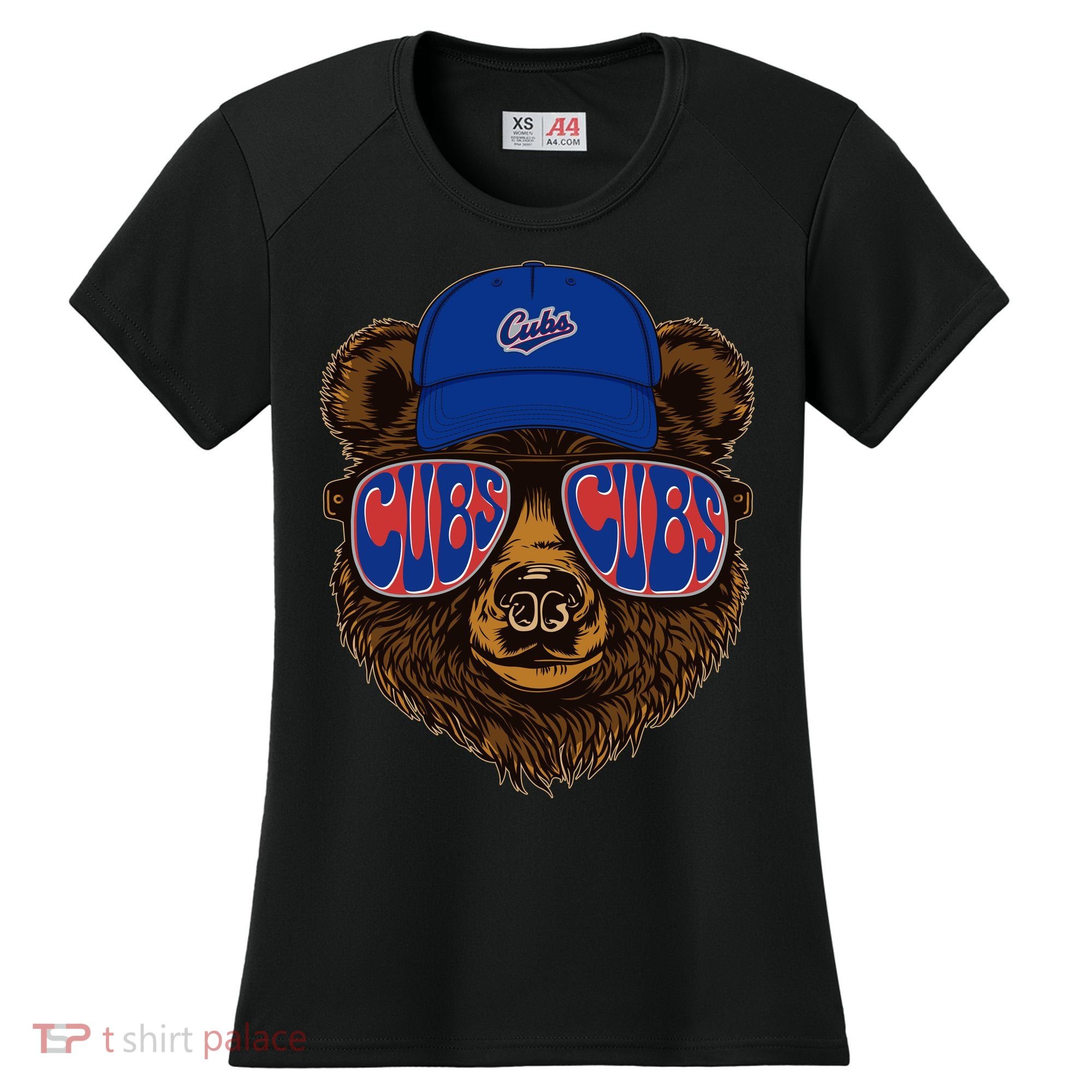 Cool Retro Cubs Bear Women's Cooling Performance Crew T-Shirt