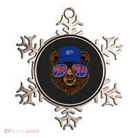 Cool Retro Cubs Bear Ornament thumb 0